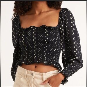 LoveShackFancy Russell silk-blend top  NWT